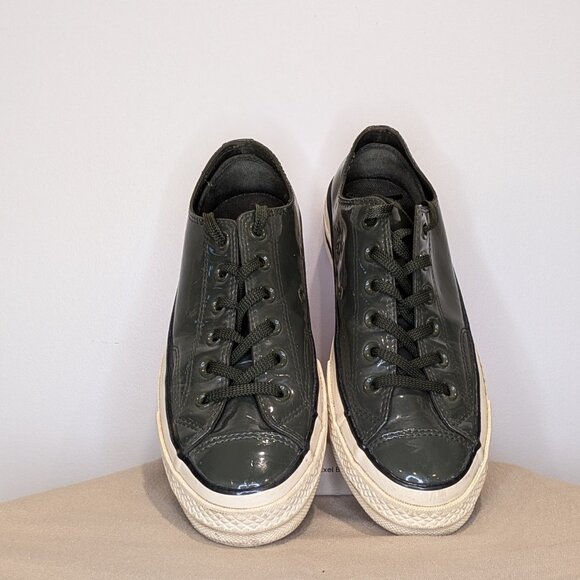 Converse Chuck Taylor 70 Olive Patent Leather - Women 7.5 - Picture 5 of 11